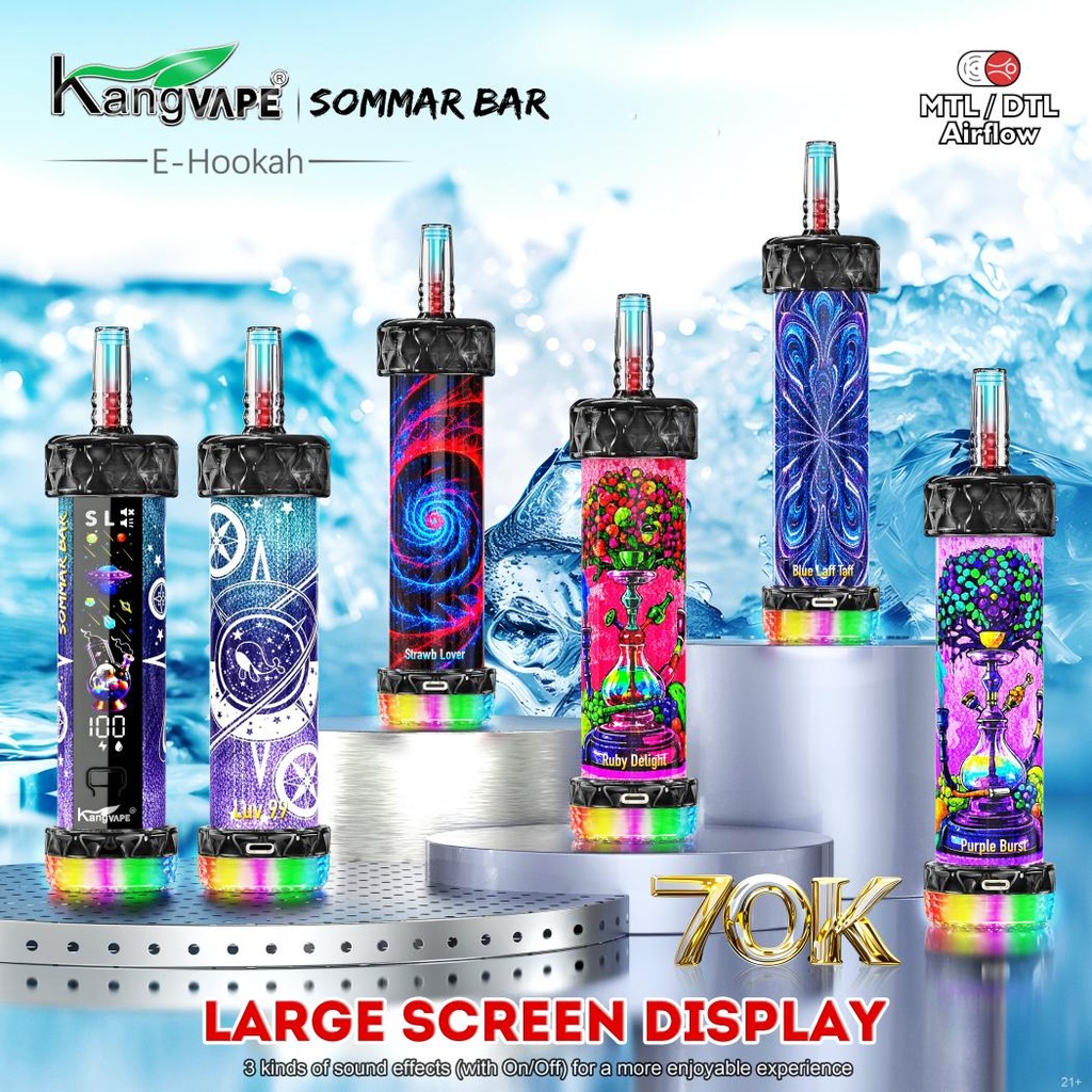 KANGVAPE SOMMAR BAR 70K PUFFS 5% DISPOSABLE BOX OF 5