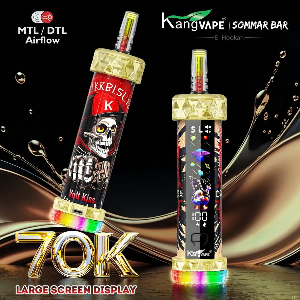 KANGVAPE SOMMAR BAR 70K PUFFS 5% DISPOSABLE BOX OF 5