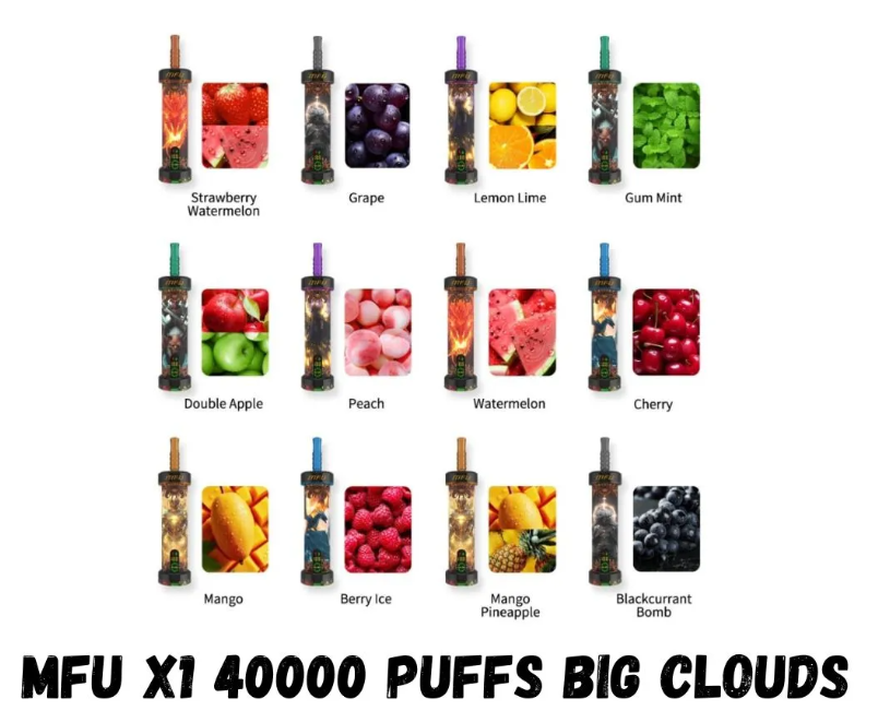 MFU SHISHA XI 40000 PUFFS DISPOSABLE VAPE