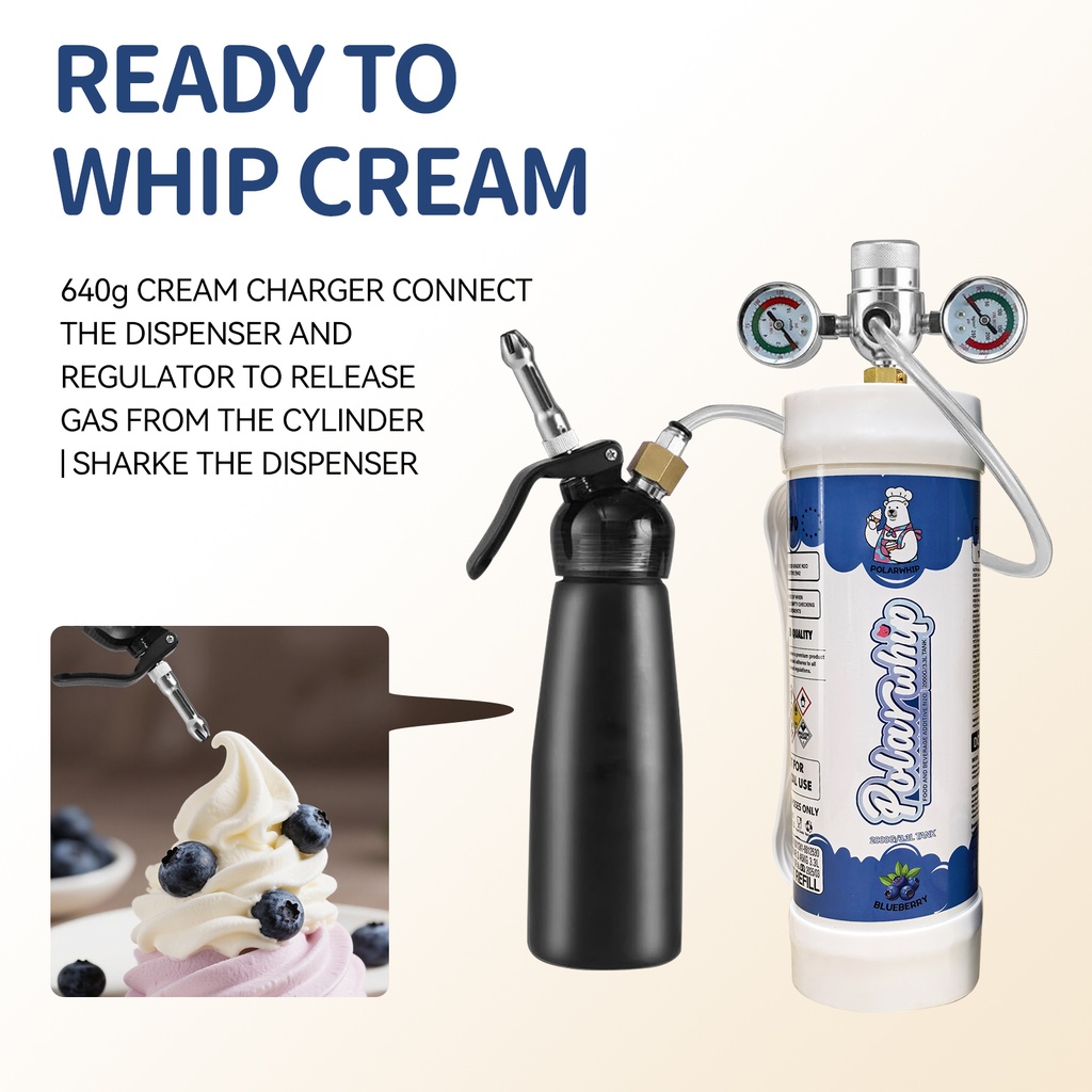 POLAR WHIP CREAM CHARGER 2000G NITROUS OXIDE