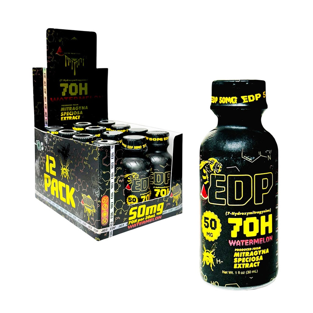 EDP 70H 50MG KRATOM SHOTS BOX OF 12