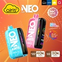 AIRIS NEO 40000 PUFFS  5% DISPOSABLE BOX OF 5