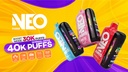 AIRIS NEO 40000 PUFFS  5% DISPOSABLE BOX OF 5