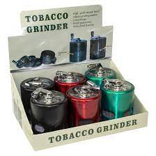 LION SMOKE 3 PARTS TOBACCO GRINDER ZNG415 BOX OF 6