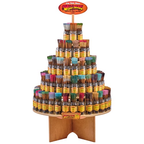 WILD BERRY INCENSE ROUND DISPLAY 90 FRAGRANCE