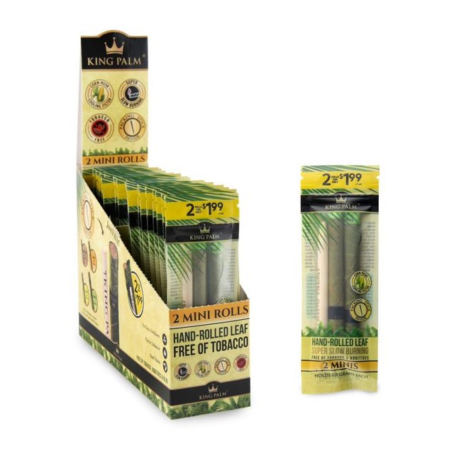 KING PALM MINI ROLLS 2CT BOX OF 20