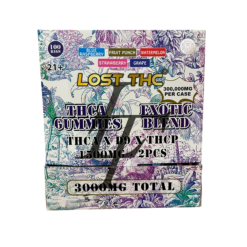 GS LOST THC 300000MG THCA GUMMIES EXOTIC BLAND 100CT