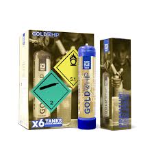 GOLD WHIP GOLD EDITION STEEL NITROUS OXIDE CREAM CHARGER 700G