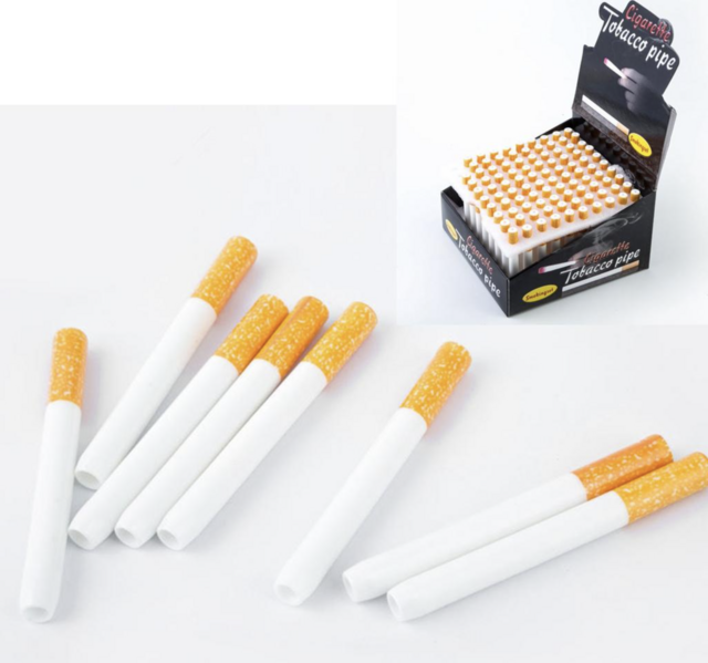 LION SMOKE PIPA CHUPETE BOX OF 24 (LEAF DESIGN)