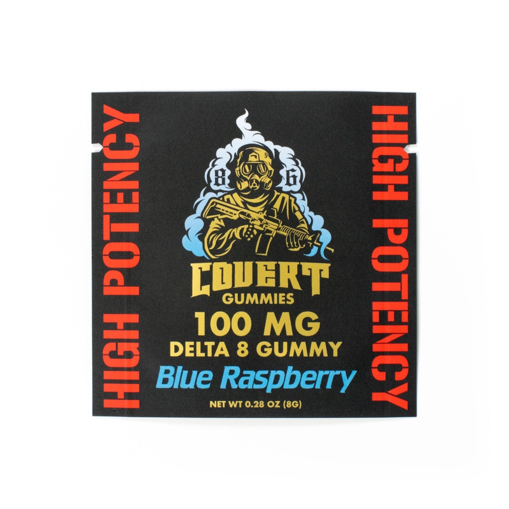 COVERT 100MG D8 HIGH POTENCY GUMMIES 60CT
