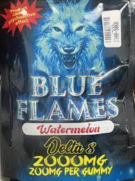 BLUE FLAMES D8 2000MG GUMMIES