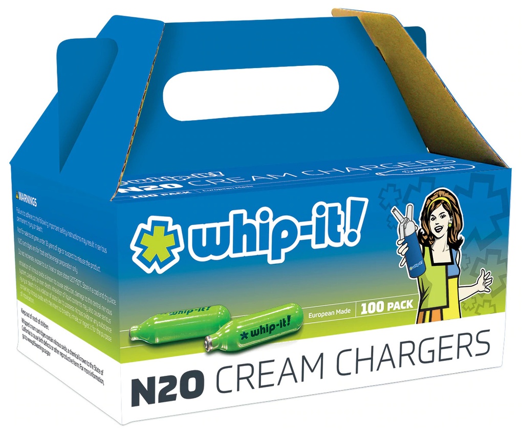 CASE WHIP IT BLUE ORIGINAL CREAM CHARGERS