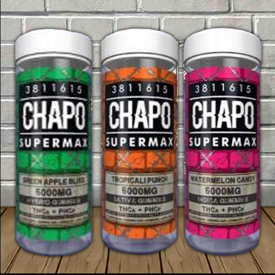 CHAPO 5000MG SUPERMAX LIVE RESIN BLEND GUMMIES 6CT