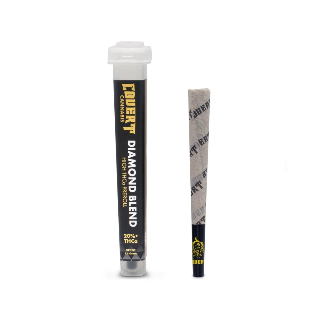 COVERT 1.5G THCA DIAMOND BLEND PREROLLS 10CT