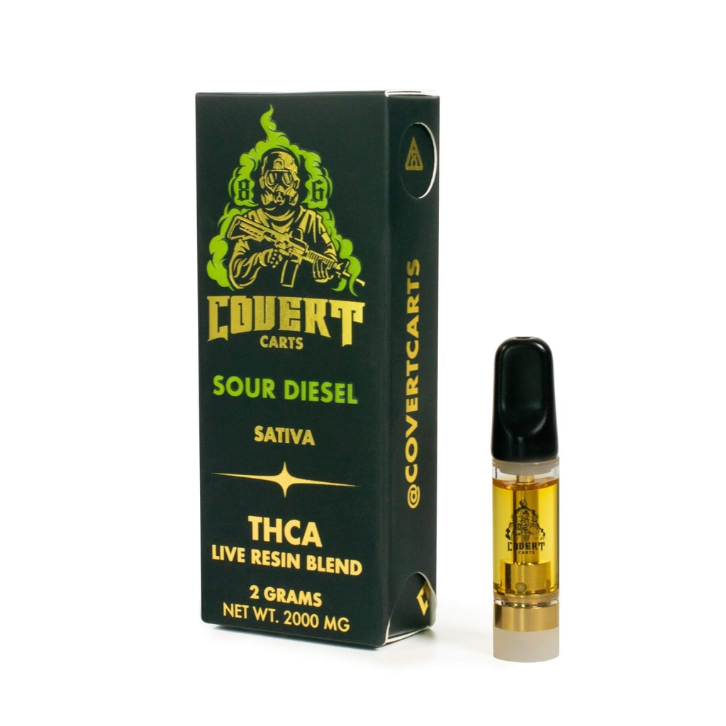 COVERT 2G THCA LIVE RESIN CARTRIDGE