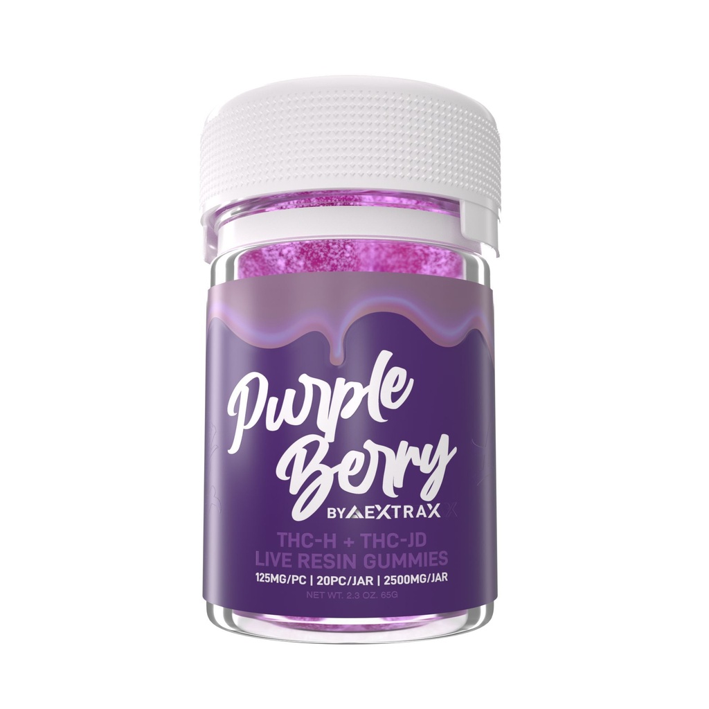DELTA EXTRAX 2500MG LIVE RESIN GUMMIES 20CT JAR
