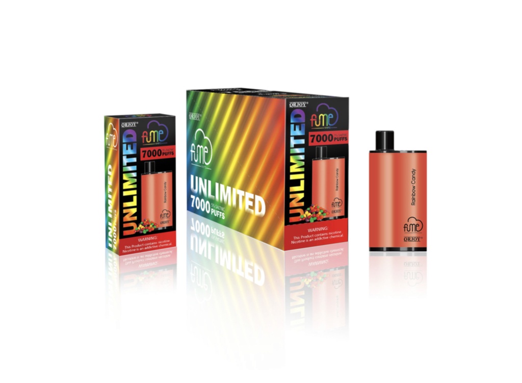 FUME UNLIMITED (QRJOY) 5% DISPOSABLE BOX OF 5