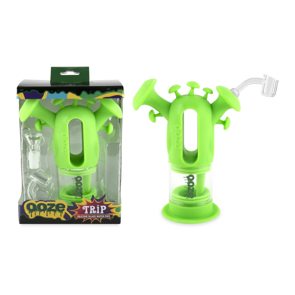 OOZE TRIP SILICONE GLASS WATER PIPE