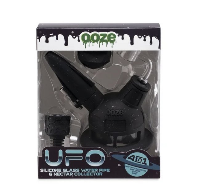 OOZE UFO 4 IN 1 SILICONE WATER PIPE & NECTAR COLLECTOR