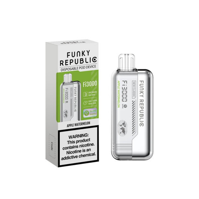 FUNKY REPUBLIC FI3000 4% DISPOSABLE BOX OF 10