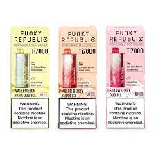 FUNKY REPUBLIC TI7000 FROZEN EDITION 5% DISPOSABLE BOX OF 5