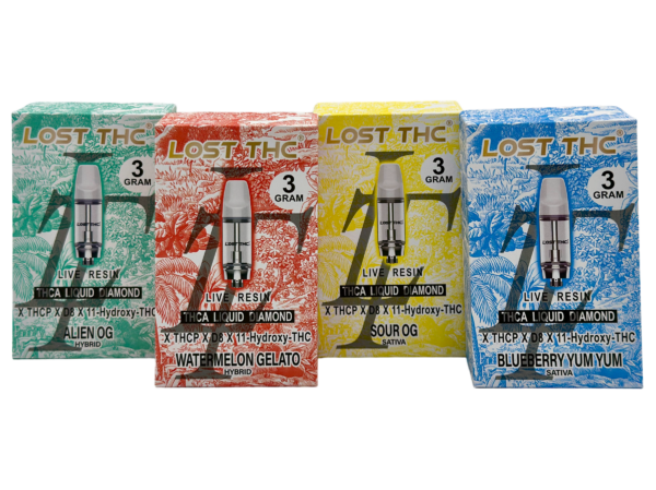 GOLD SILVER THCA+D8+THCP+ 11-HYDROXY 3G CART