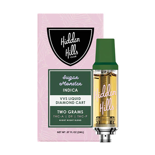 HIDDEN HILLS 2G THCA ULTRA D9 THCB FRESH FROZEN CARTRIDGE