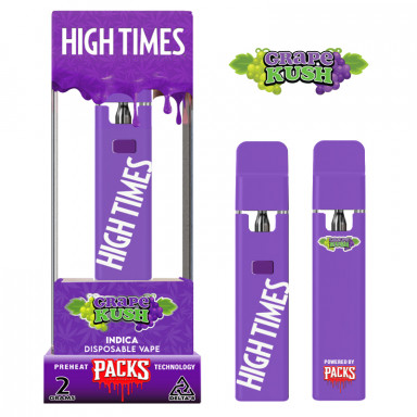 HIGH TIMES X PACKS 2000MG DELTA 8 LIVE RESIN DISPOSABLES