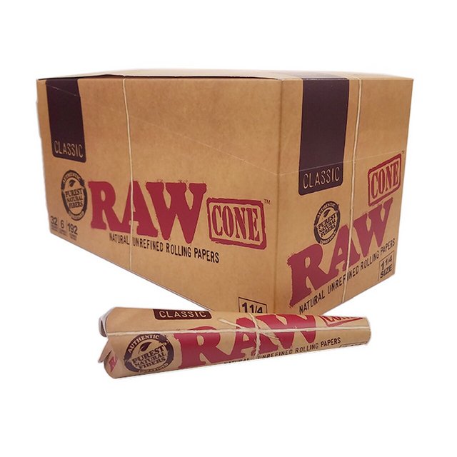 RAW CONES BOX OF 32