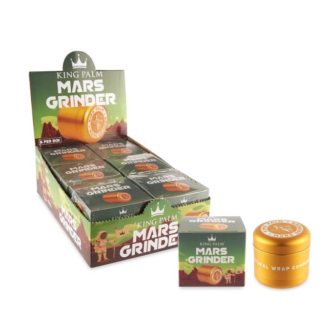 KING PALM GOLD MARS GRINDER