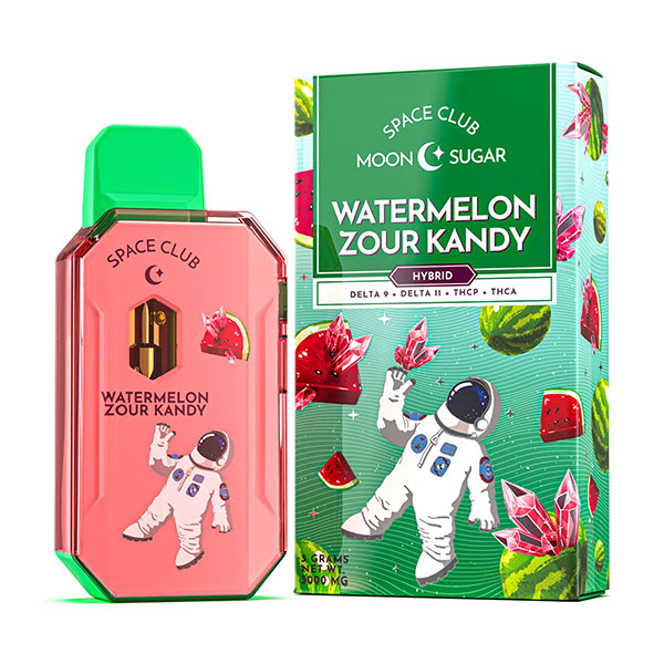 SPACE CLUB MOON SUGAR 3000MG D9+D11+THCP+THCA DISPOSABLES