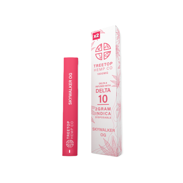 TREETOP HEMP CO 2G 1800MG DELTA 8 DISPOSABLE