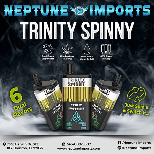 TRINITY HEMP SPIN IT DUAL FLAVOR THCA DISPOSABLE 6G