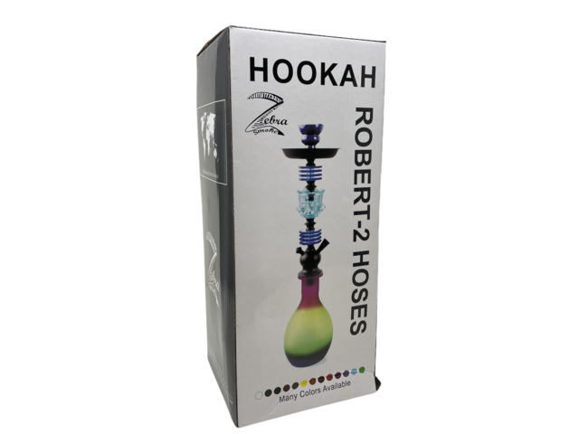 ZEBRA ROBERT 28" 2 HOSE HOOKAH