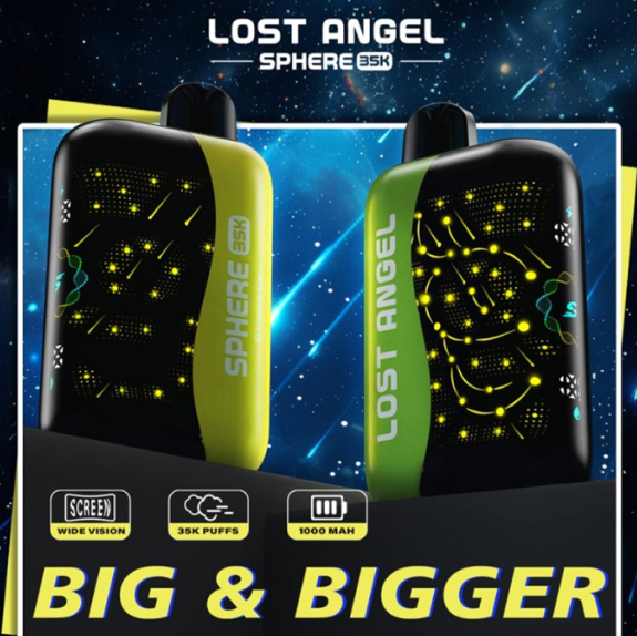 LOST ANGEL SPHERE 5% DISPOSABLE 35000 PUFFS BOX OF 5