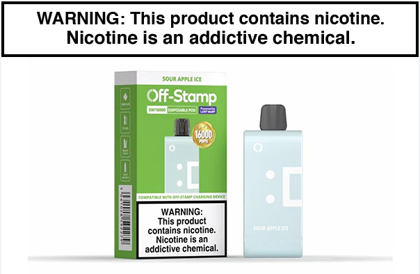 OFF-STAMP SW16000 5% DISPOSABLE POD BOX OF 5