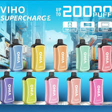 VIHO SUPERCHARGE 5% DISPOSABLE 20000 PUFFS BOX OF 5