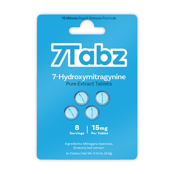 7TABZ 7-HYDROXYMITRAGYNINE 15MG 4CT