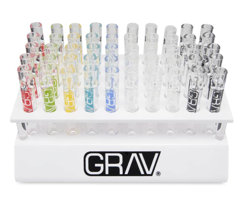 GRAV ACRYLIC TASTER 12MM ASSORTED 100CT