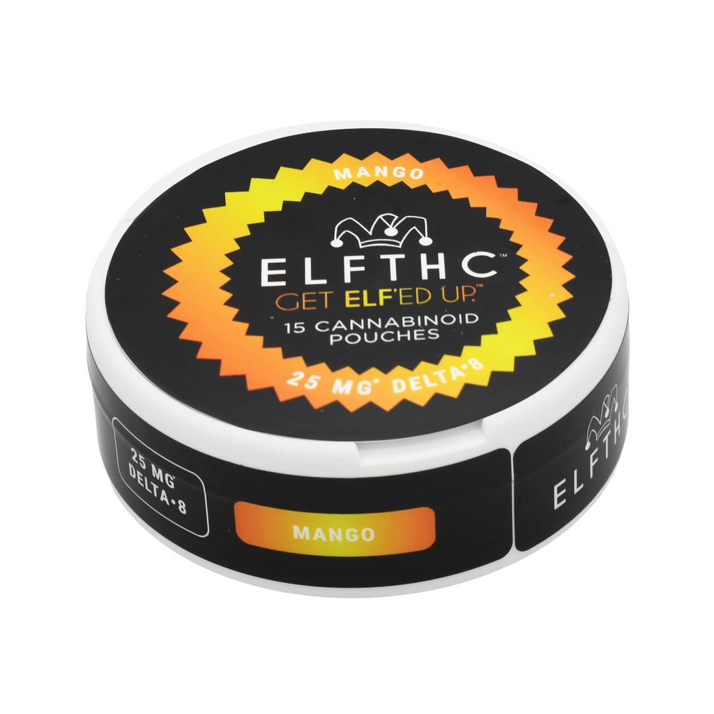 ELF THC DELTA 8 POUCHES 25MG 15CT