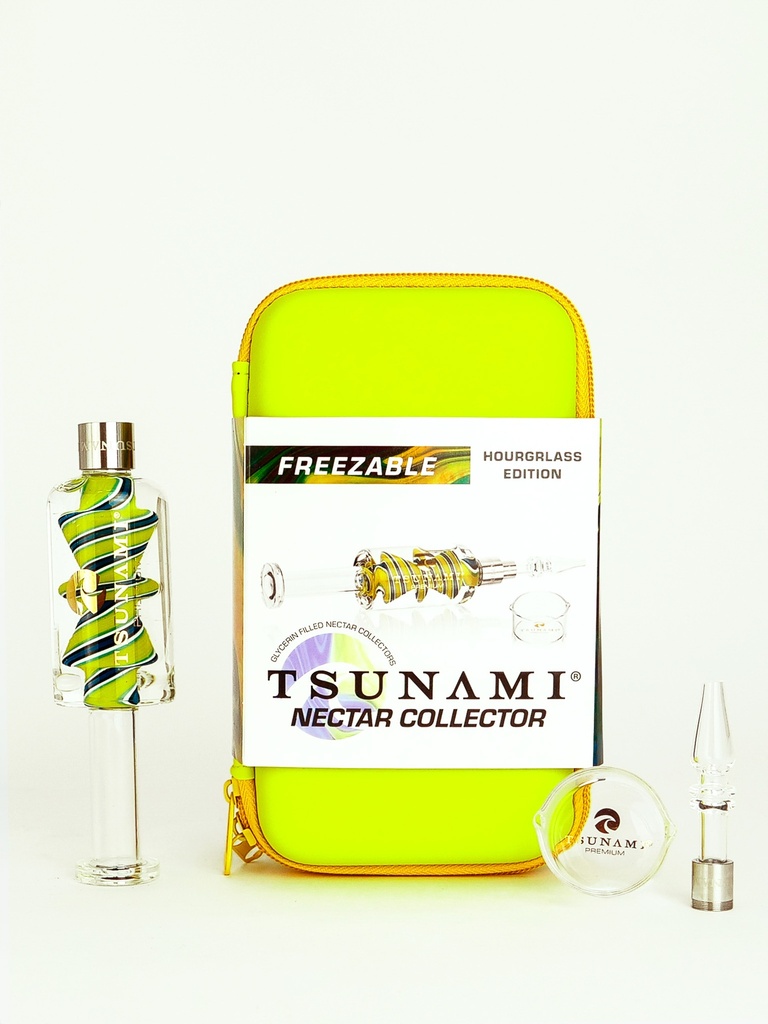 TSUNAMI FREEZABLE NECTAR COLLECTOR HOURGRLASS EDITION