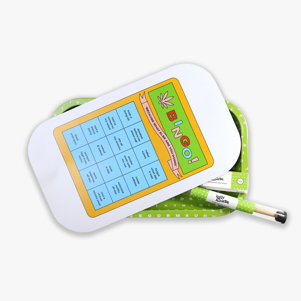 UGLY HOUSE HOLOGRAPHIC ROLLING TRAY BUNDLE BINGO!