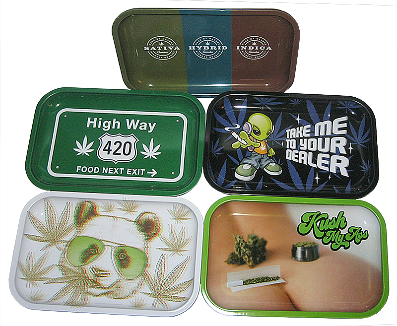 GREEN LINE ROLLING TRAYS ASSORTED DESIGNS