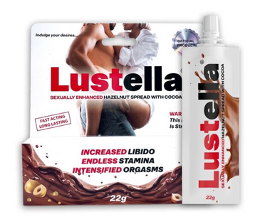 LUSTELLA HAZELNUT SPREAD WITH COCOA BOX OF 20
