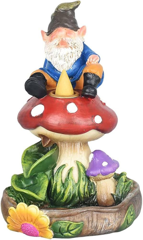 BACKFLOW MAGIC INCENSE BURNER GNOME