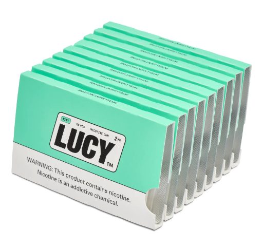LUCY NICOTINE gum 2mg 10pcs