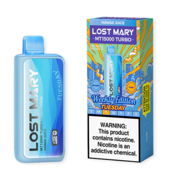 LOST MARY MT15000 TURBO WEEKLY EDITION 5% DISPOSABLE BOX OF 5