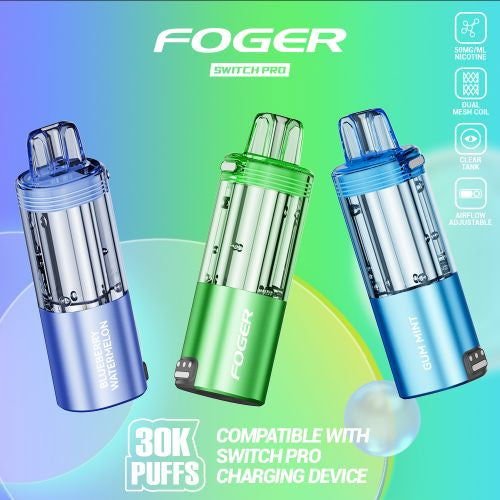FOGER SWITCH PRO 30000 PUFFS 5% DISPOSABLE POD BOX OF 5