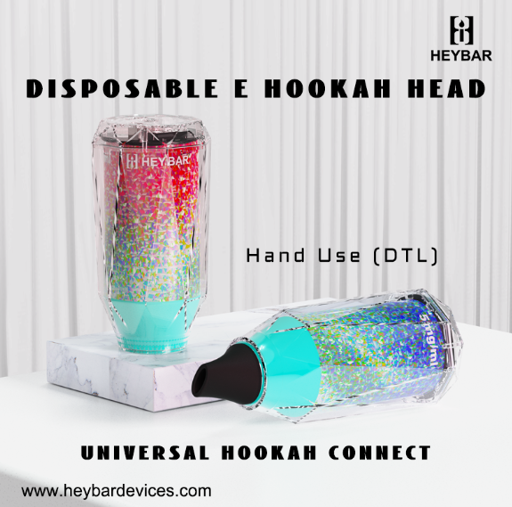HEYBAR E-HOOKAH HEAD 25000 PUFFS 5MG NICOTINE BOX OF 6