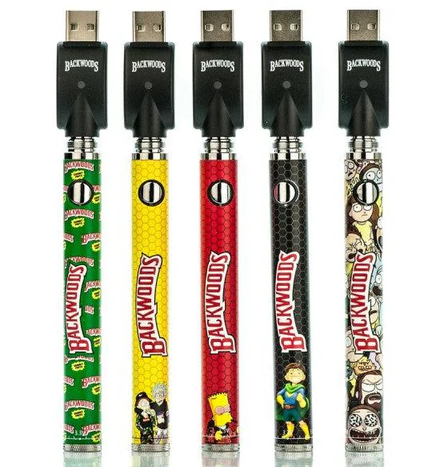 BACKWOODS TWIST SLIM PEN 400 MAH BATTERY WITH CHARGER BOX OF 24